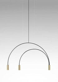 Zwis Ledowy Estiluz Volta T-3536S-M BLK-GLD Czarno złoty