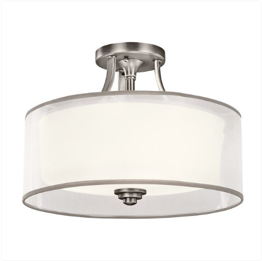 Lampa sufitowa Elstead Lighting Lacey KL-LACEY-SF-AP Srebrny