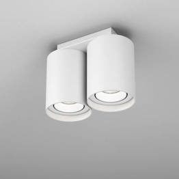 Plafoniera Tuba AQform Biała 47017-M930-W1-00-13