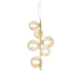 Lampa Wisząca Ideal Lux Perlage Sp6 Ambra 317793