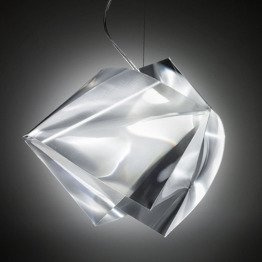 Żyrandol styl nowoczesny Slamp Gemmy Prisma transparentny