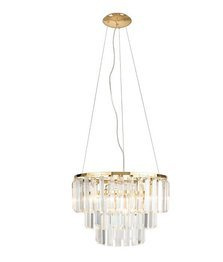 Zwia kryształowy złoty Maxlight Monaco P0423