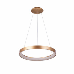 Lampa wisząca Italux Brasco Złota PND-53675-058RPC-GD-3KS4K-TRDIMM