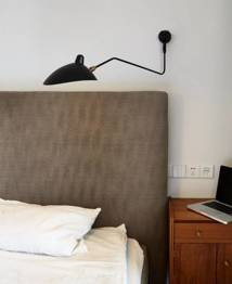 Berella Light Estra 1 Kinkiet duży na wysięgniku czarny loft BL0043