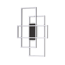 Ideal Lux Frame Pl Rettangolo Nero 3000k Plafon 270661