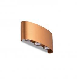 Azzardo Ginna 3 IP54 AZ3485 Kinkiet złoty zewnętrzny