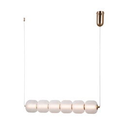 Lampa wisząca Italux Ganti PND-34362-6H-HBR-OPAL