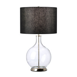 Lampa stołowa Elstead Lighting Orb ORB-CLEAR-PN-BLK