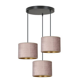 Wisząca lampa HILDE 3 BL PREMIUM ROSE czarny (1053/3PREM) - Emibig