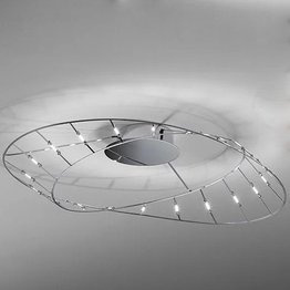 Plafoniera Sforzin Tesa Mini LED kolor chromowy