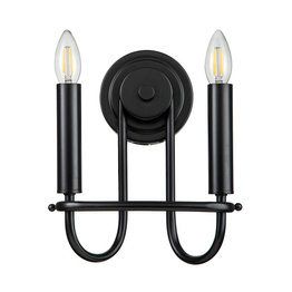 Capitol KL-CAPITOL-HILL2-BLK Kinkiet Elstead Lighting