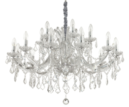 Żyrandol  Ideal Lux NAPOLEON SP18 CROMO