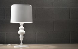 Eva TL1 M Lampa Stołowa Masiero biała
