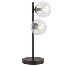 Lampa biurkowa ROSSI LN2 TRANSPARENT czarny (877/LN2) - Emibig
