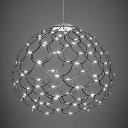 Żyrandol Sforzin Lamoi 80 cm kolor czarny