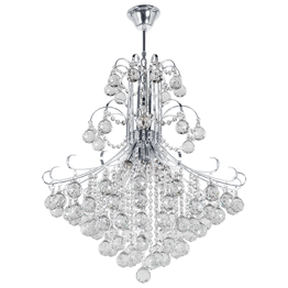 Barcelona 6245/6 8C Elem Oprawa Wisząca Kryształowa chrom