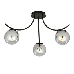 Lampa sufitowa BOSTON 3 BLACK/GRAFIT czarny (1110/3) - Emibig