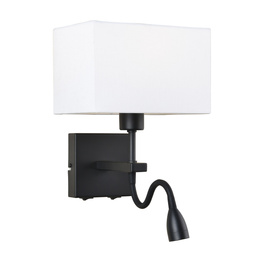 Lampa Ścienna Italux Norte WL-1122-2-BL-BM-RC-WH