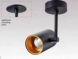 Tori czarno- złoty 20014-BK-N Kinkiet Zuma Line