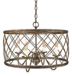 Lampa Wisząca Elstead DURY P QZ/RDY2821CS