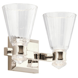 Kayva Elstead Lighting QN-KAYVA2-PN Kinkiet