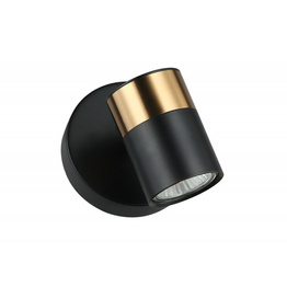 Lampa ścienna Italux WL-58892-1-BK-BRO Elice