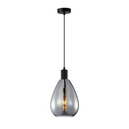 Lampa wisząca Italux Zulo PND-27812-BK-SG Dymiony