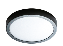 Azzardo Malta R 23 AZ4239 Czarna Oprawa Sufitowa