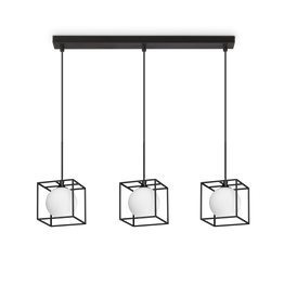Żyrandol Ideal Lux Lingotto Sp3 Single Nero 327846