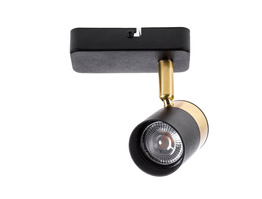 Reflektor Sufitowy i ścienny Regulowany Berella Light Rio S BK/GD BL5410 Czarno Złoty