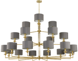 Kutek Mood Żyrandol Artu ART-ZW-12+6+3(ZM)