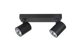 Azzardo Exo 2 Lampa sufitowa regulowana 2 x GU10 35W czarna AZ3195