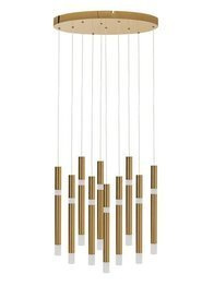 Lampa Wisząca Ledowa Berella Light Luno 10 BL1478 Złota