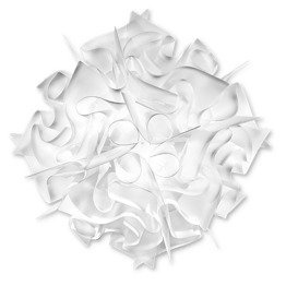 Lampa sufitowa włoska Slamp Veli kolor biały średnica 53 cm