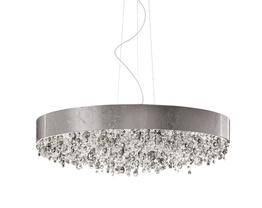 Włoska Lampa Ola S6 90 Masiero srebrna