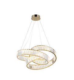 Lampa Wisząca Ledowa Berella Light Rollo 5 GD BL5617 60 cm