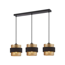 Lampa wisząca Italux Bans PND-27467-3-BK-GD