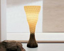 VIVIA T Lampa Stolikowa bursztynowa Leucos