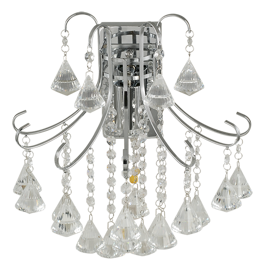 Barcelona 6248/1 8C Elem Kinkiet Kryształowy chrom