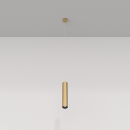 Wisząca lampa Focus złoty matowy (P075PL-01MG) - Maytoni