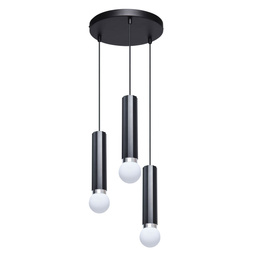 Żyrandol Italux Macera Pnd-33849-3R-Bk