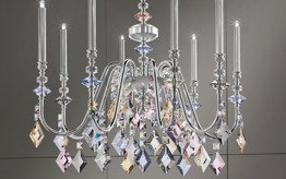 Masiero Chic 8 srebrna Oprawa WIsząca