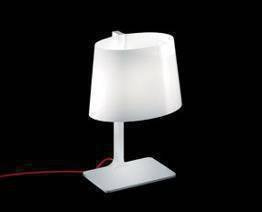 MARLOWE T Lampka Stolikowa z czerwonym przewodem Leucos