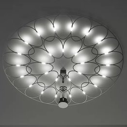 Plafoniera Sforzin Lafra 1748.20.3000 kolor chrom 30 cm