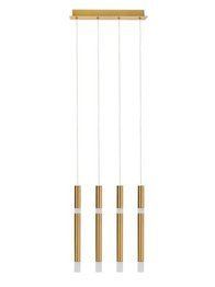 Lampa Wisząca Ledowa Berella Light Luno 4 BL1461 Złota