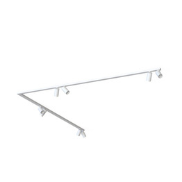 Nowodvorski Plafoniera 7753 Mono Corner Biała Listwa z reflektorkami 200x200cm