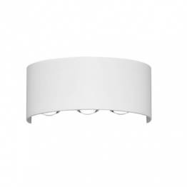 Lampa ścienna zewnętrzna Italux Ortelo OWL-6650-3-WH-3K