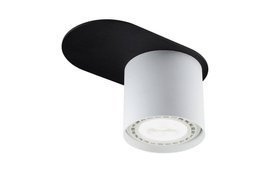 Spot Sufitowy Thoro Runni czarno Biały