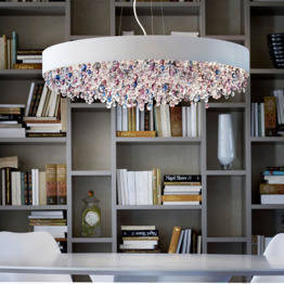 Elegancka Włoska Lampa Ola S6 90 Masiero biała