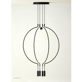 Axo Light Liaison P4 Żyrandol LED kolor czarny